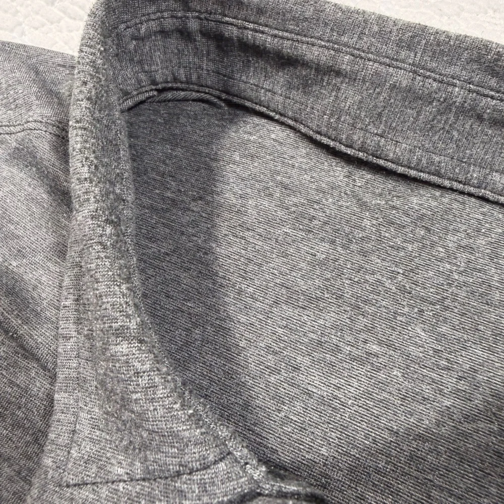 Lululemon‎ Evolution Polo Mens Short Sleeve Shirt XL Heathered Gray GUC